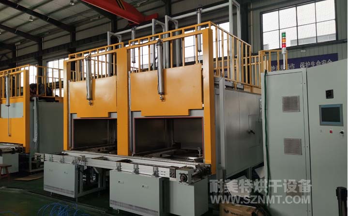 新能源汽車(chē)的變速箱機(jī)殼加熱冷卻線